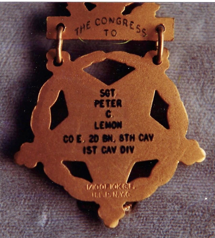 Canadain Peter Lemon's Medal of Honor