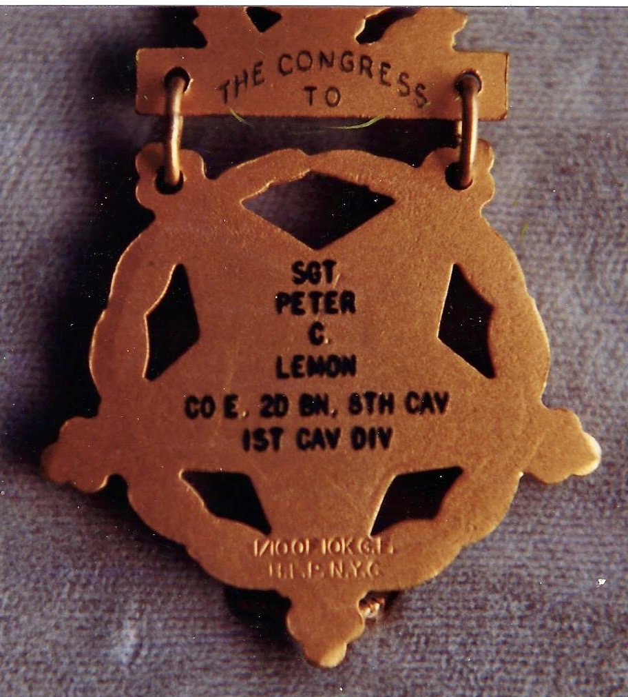 Canadain Peter Lemon's Medal of Honor