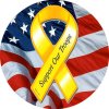 Support Our US Troops Yellow Ribbon