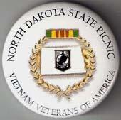 North Dakota V.V.A. State Picnic Button