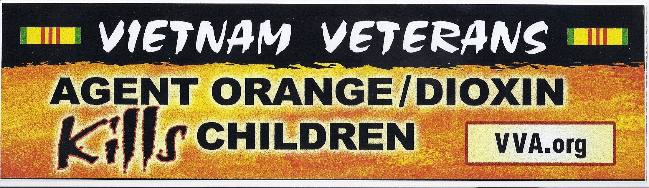 Agent Orange Bumper Sticker