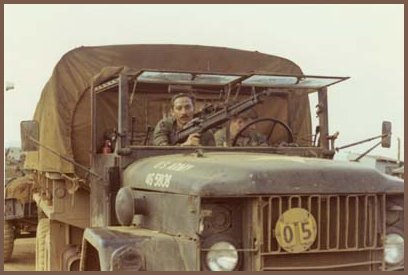 Paul Dufault (7.62mm Machine-Gun) and Larry Page Mail Clerk & Driver of Deuce and a Half Truck) - Americal 23rd Infantry Division