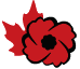 Canadian Maple Leaf - Poppy