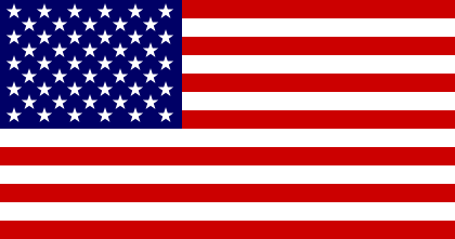 Flag of the United States of America - Land of the Free and Home of the Brave